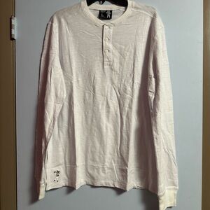 Barstool Sports Spaceman White Henley Shirt